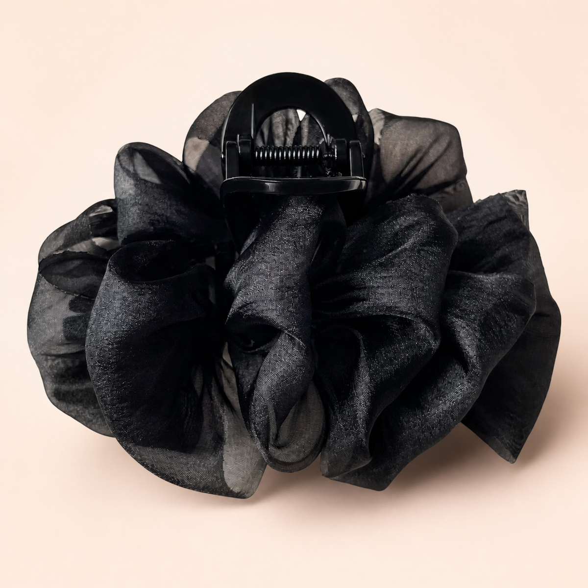 Silk Cloud Claw Clip Set — Black