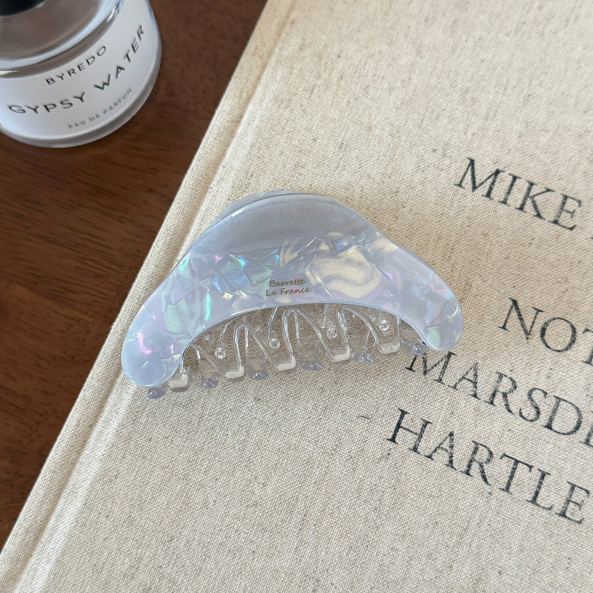 Iridescent Mini Claw Clip Set — Iridescent Sky