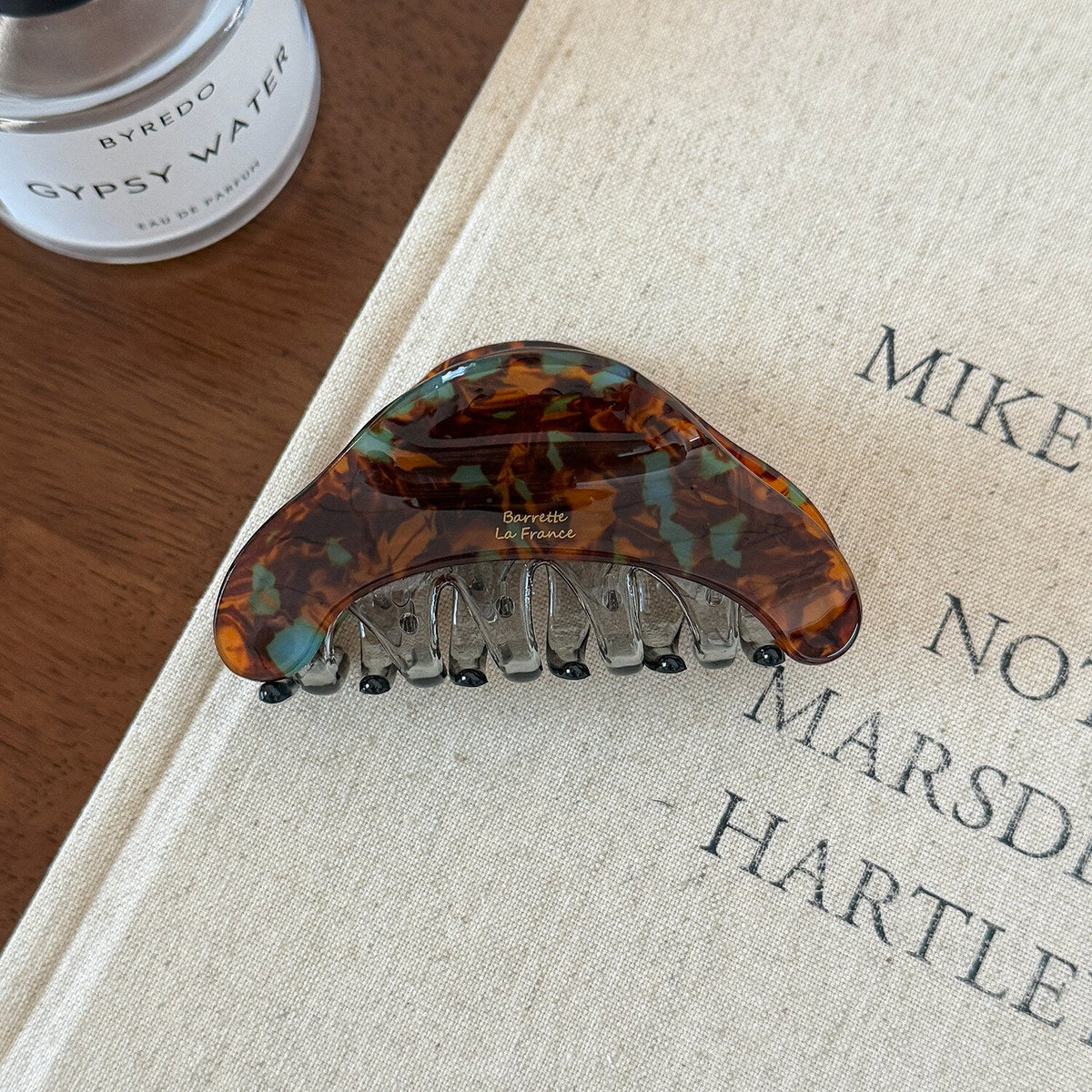 Iridescent Mini Claw Clip Set — Tortoiseshell
